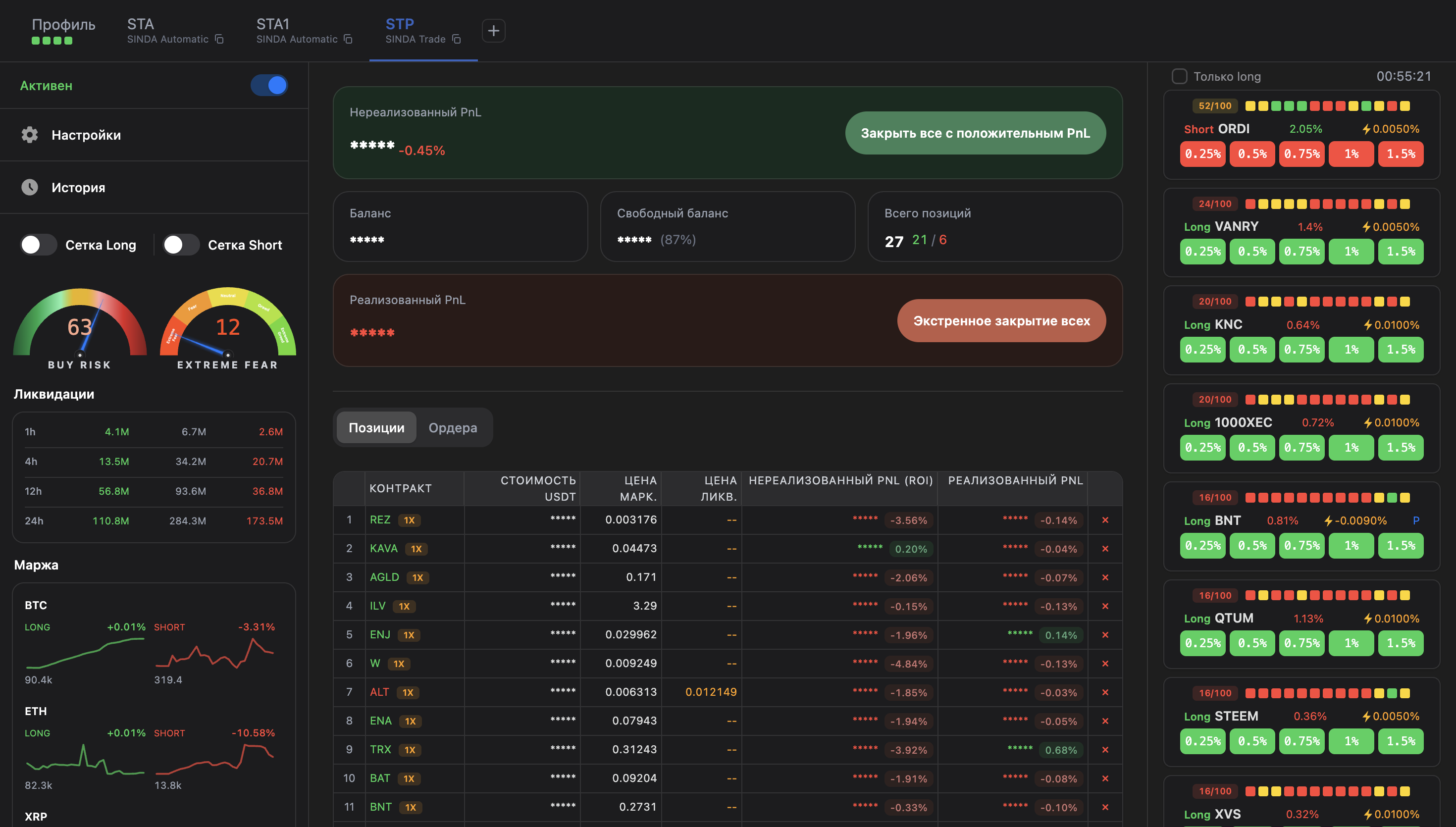 SINDA Trade slot